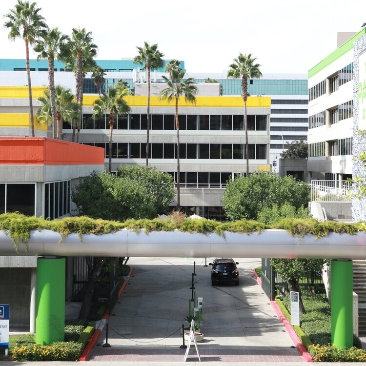 parking garage at downtown la office park